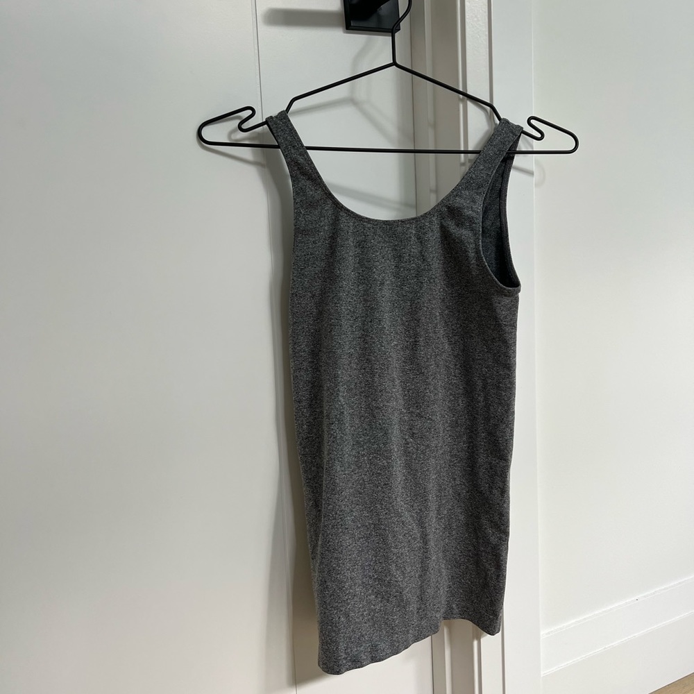 Aritzia Babaton Gray Fitted Tank